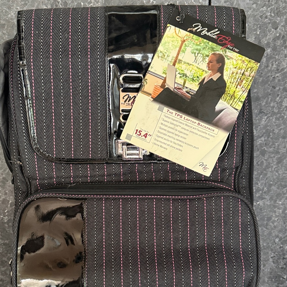 Black and Gray Laptop Backpack
